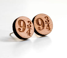 Holz Ohrstecker 9 3/4