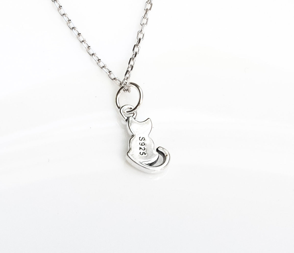 Katze K - - filigrane Jewelry Silber Fabulous - 925 Kitty Funky kleine Katzenkette – - Sterling