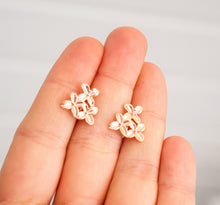 Blumenohrstecker  - Ohrstecker - Blüten - Hochzeit - Blumen - schlicht