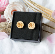 Holz Ohrstecker 9 3/4