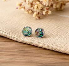 Abalone Ohrstecker - Muschel Perlmutt - Boho - Shell