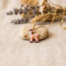 Rehkitz Bambi Kette - Goldfarben / Silberfarben