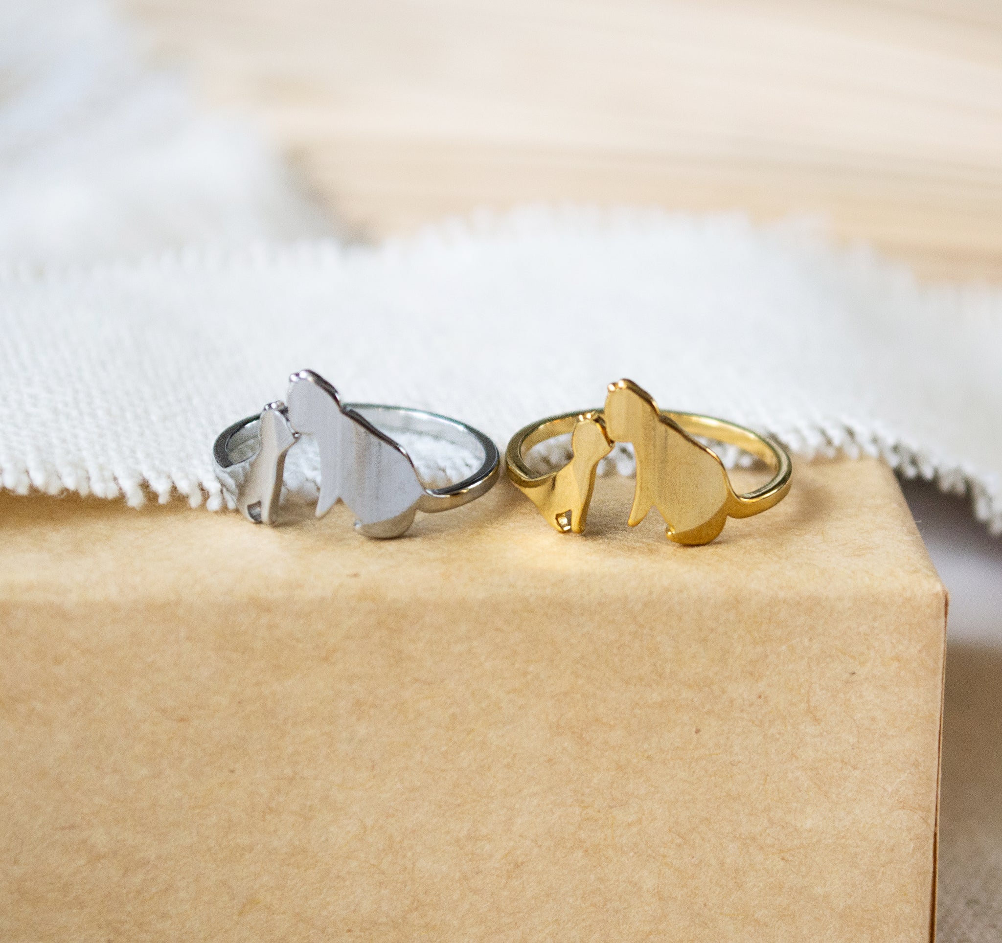 Kkjoy Katzen-Ring Aus Edelstahl – Verstellbar, Offenes Design, Niedliches Mode-Accessoire Für Frauen & Mädchen