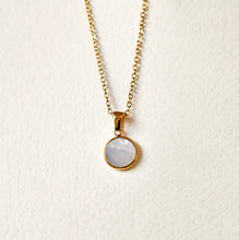 Perlmutt Muschel Kette in Gold / Silber - Muschel