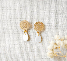 Filigrane Ohrringe - Gold Stecker