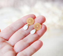 Filigrane Ohrringe - Gold Stecker