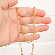 Statement Gliederkette - Gold / Silber Edelstahl