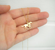 Pferde Kette - Edelstahl / 925er Sterlingsilber - Geschenk - Horse - Tier