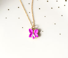 Orchideen Kette - Goldfarben - Blüte