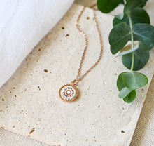 Kette Mandala Bohemian Rose Gold - Edelstahl