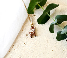 Rehkitz Bambi Kette - Goldfarben / Silberfarben