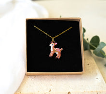 Rehkitz Bambi Kette - Goldfarben / Silberfarben