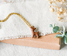 Rehkitz Bambi Kette - Goldfarben / Silberfarben
