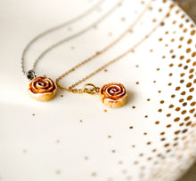 Zimtschnecken Kette Groß -Zimtrolle