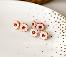 Marmeladenkeks Ohrstecker Miniature food - Kreis