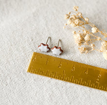 Zimtstern Mini - Ohrstecker Miniaturefood - Weihnachten