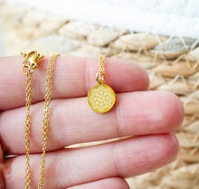 Mandala Kette - Edelstahl Lebensblume