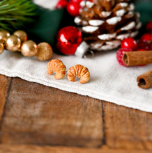 Croissant Ohrstecker - Gebäck - Miniature food Polymer Clay
