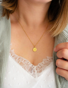 Mandala Kette - Edelstahl Lebensblume