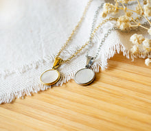 Perlmutt Muschel Kette in Gold / Silber - Muschel