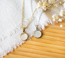 Perlmutt Muschel Kette in Gold / Silber - Muschel
