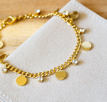 Armband Edelstahl mit Anhängern - Boho
