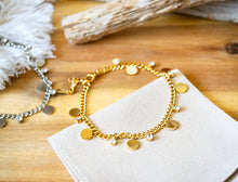 Armband Edelstahl mit Anhängern - Boho