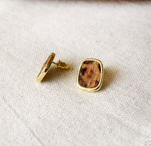 Leoparden Ohrstecker Geometrisch - Goldfarben Leo