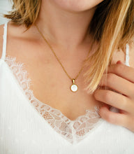 Perlmutt Muschel Kette in Gold / Silber - Muschel