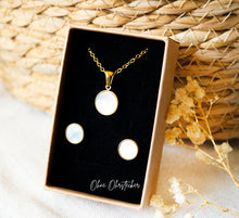 Perlmutt Muschel Kette in Gold / Silber - Muschel