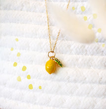 Lemon Kette - Zitronen Goldfarben