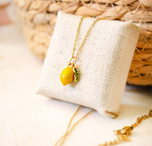 Lemon Kette - Zitronen Goldfarben