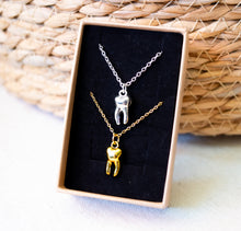 Zahn Kette Silberfarben / Goldfarben