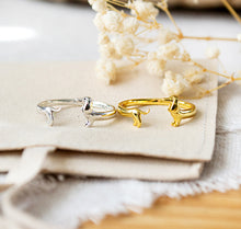 Hunde Dackel Ring - 925 Verstellbar Dachshund Geschenk - Dog