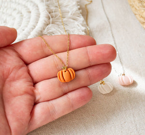 Kürbis Kette Gold / Silber - Pumpkin