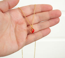 Granatapfel Kette - Goldfarben