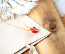 Granatapfel Kette - Goldfarben