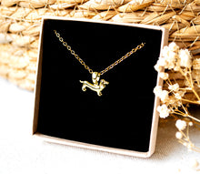 Dackel Hunde Kette - Edelstahl / 925er Sterlingsilber - Gold oder Silberfarben