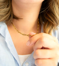 Statement Gliederkette - Gold / Silber Edelstahl
