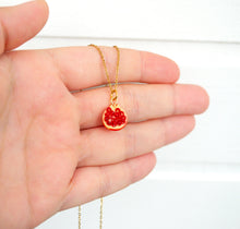 Granatapfel Kette - Goldfarben