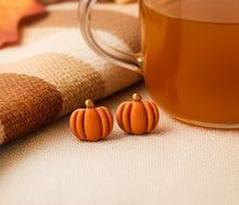 Kürbis Ohrstecker - Matt - Pumpkin -  Herbst - Halloween