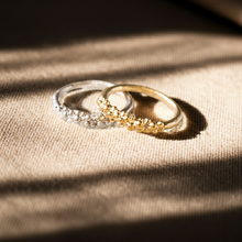 Bubble Ring - Mattgold / Mattsilber