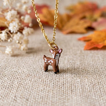 Rehkitz Bambi Kette - Goldfarben / Silberfarben