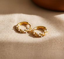 PEARL - Creolen mit kleinen Perlen