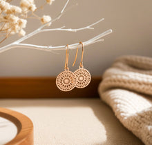 Filigrane Ohrringe - Rose Goldfarben l Bohemian l Boho l Lace Mandala