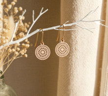 Filigrane Ohrringe - Rose Goldfarben l Bohemian l Boho l Lace Mandala