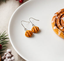 Franzbrötchen Ohrringe Miniature food - Zimtbrötchen - Gebäck