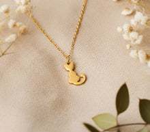 Katzen Kette - Gold / Silber - Geschenk - Cat