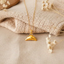 Croissant Kette - Goldfarben - Gebäck - Food - Hörnchen