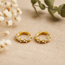 PEARL - Creolen mit kleinen Perlen